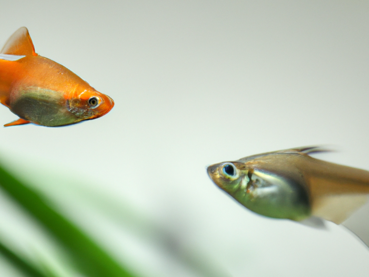 ¿Por qué los peces se persiguen en la pecera?