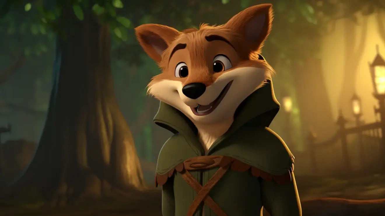 ¿Qué animales aparecen en la película Disney «Robin Hood»?