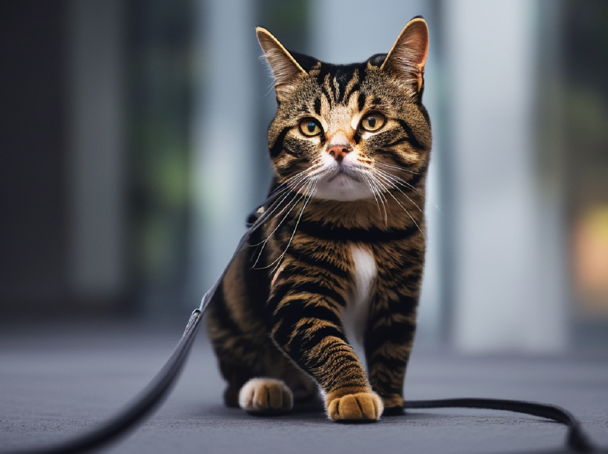 Cómo acostumbrar a su gato a la correa