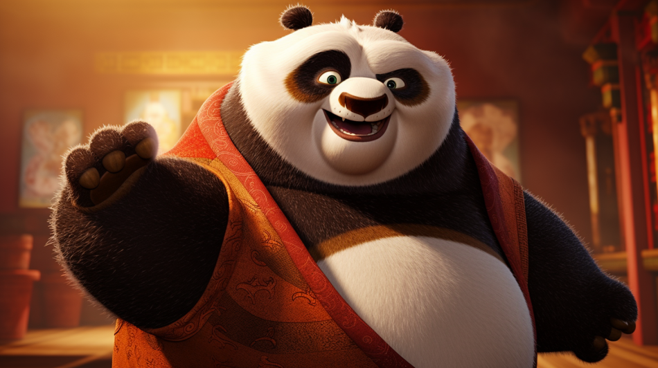 ¿Qué animales aparecen en la película «Kung Fu Panda»?
