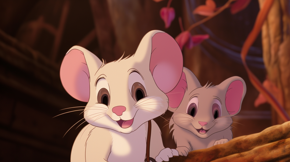 ¿Qué animales aparecen en la película «Bernie y Bianca en cangurolandia»?