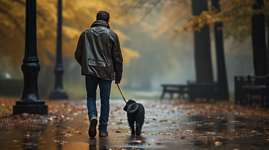 Cómo proteger a tu perro de la lluvia durante un paseo