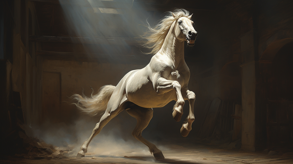 ¿Qué significa que un caballo patalee?