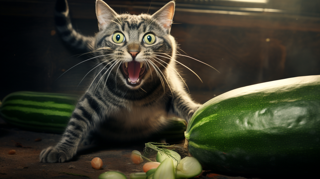 ¿Por qué los gatos temen a los pepinos?