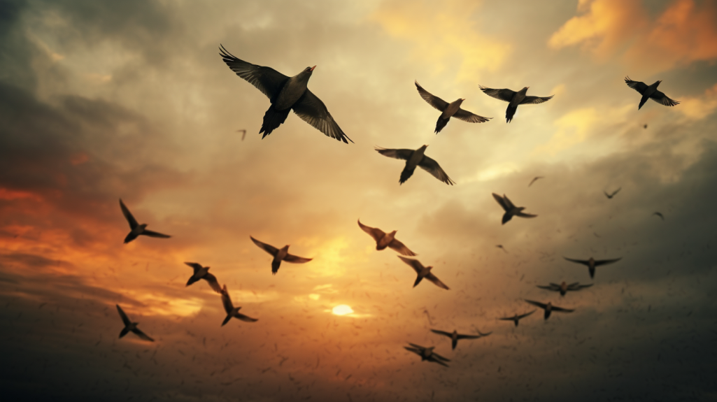 ¿Cómo se orientan las aves durante la migración?