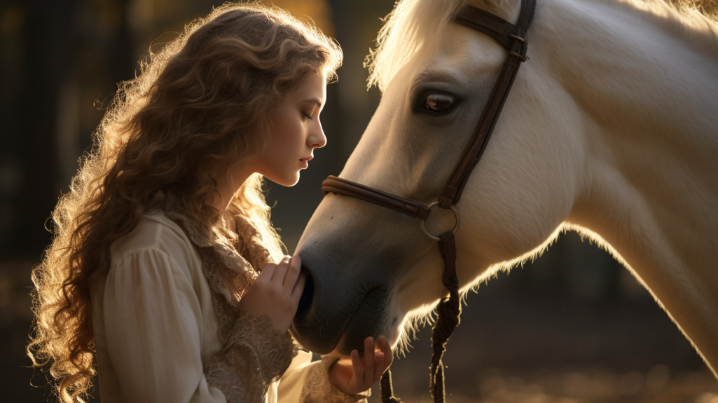 ¿Por qué mi caballo me lame?