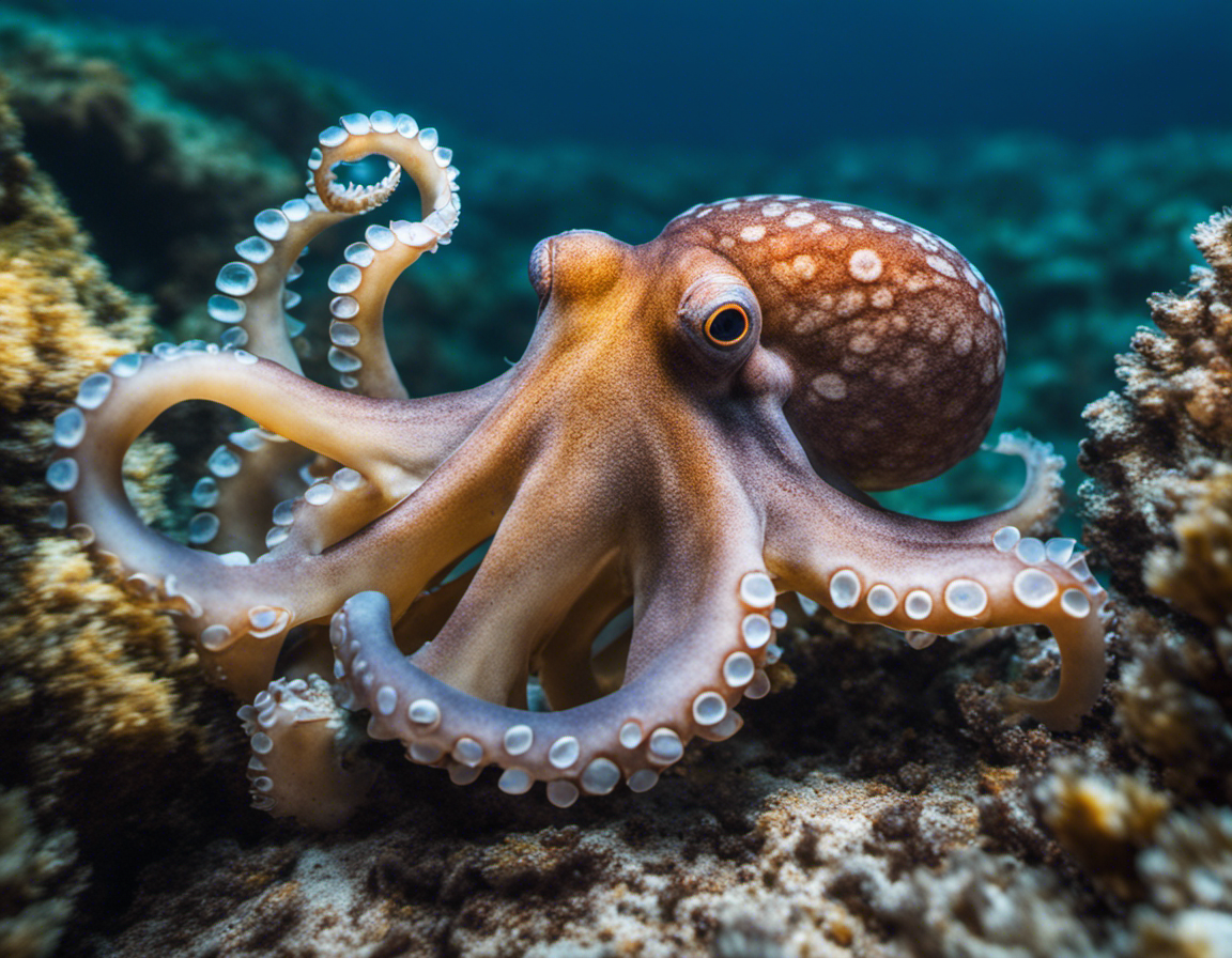 Uno de los tentáculos del pulpo es su pene