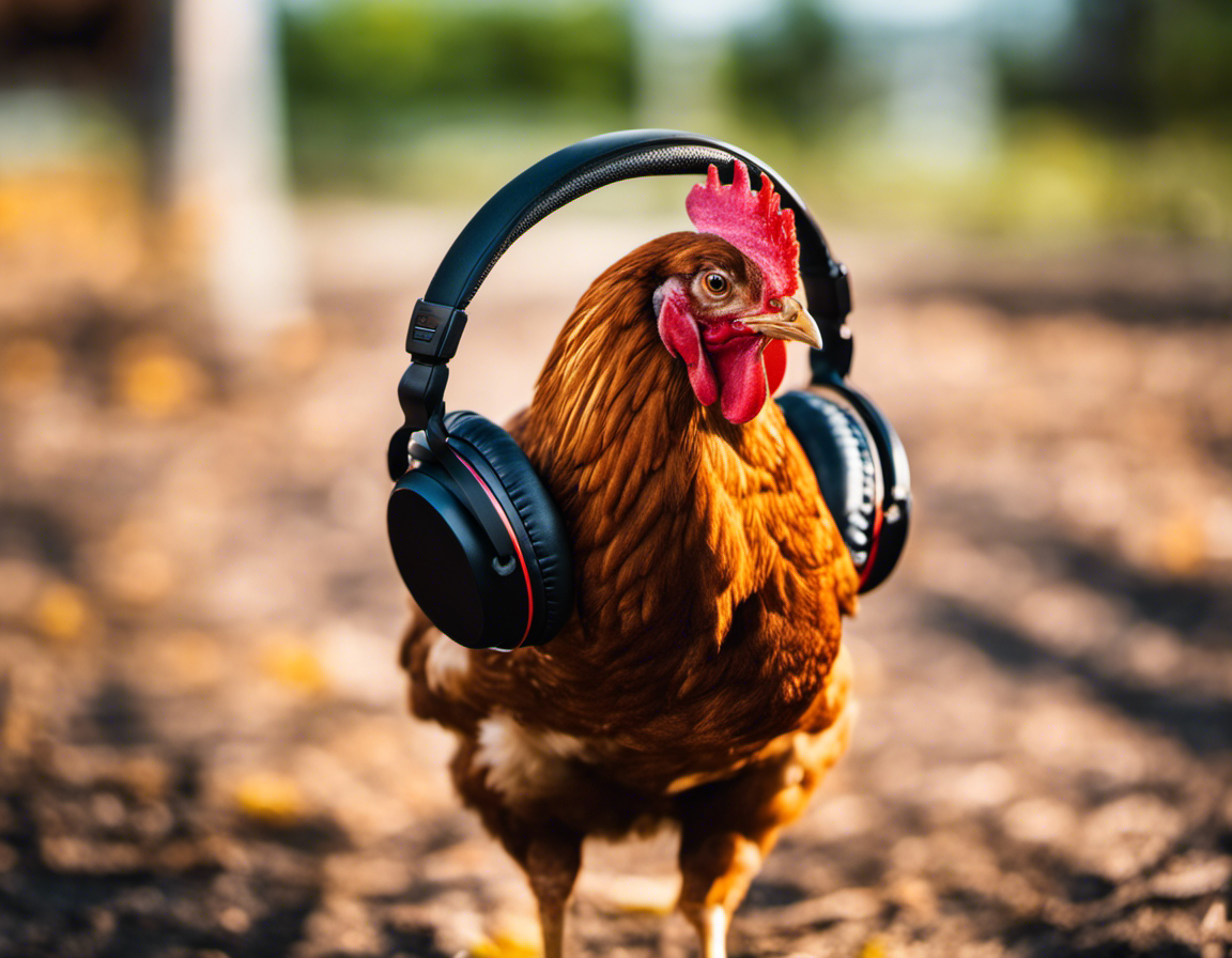 A los pollos les encanta la música