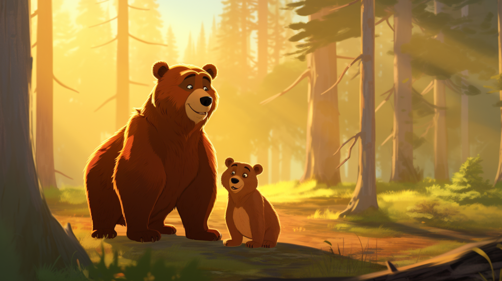 ¿Qué animales aparecen en la película Disney «Tierra de Osos»?