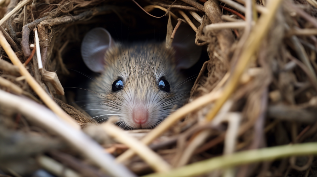 ¿Cómo saber si un ratón ha hecho un nido?