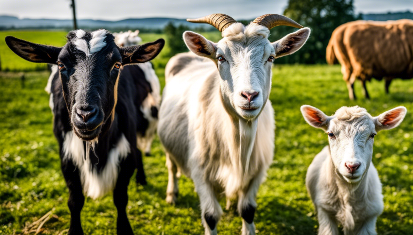 Vacas, cabras y ovejas: cuidado y bienestar de los animales lecheros