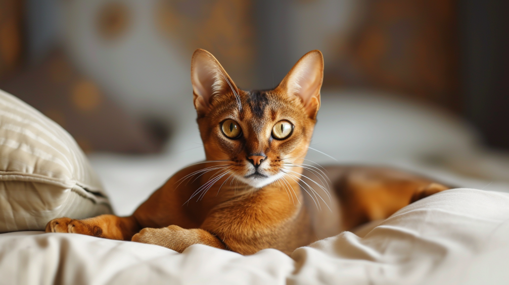 Carácter del gato abisinio: todo lo que debe saber antes de tener uno
