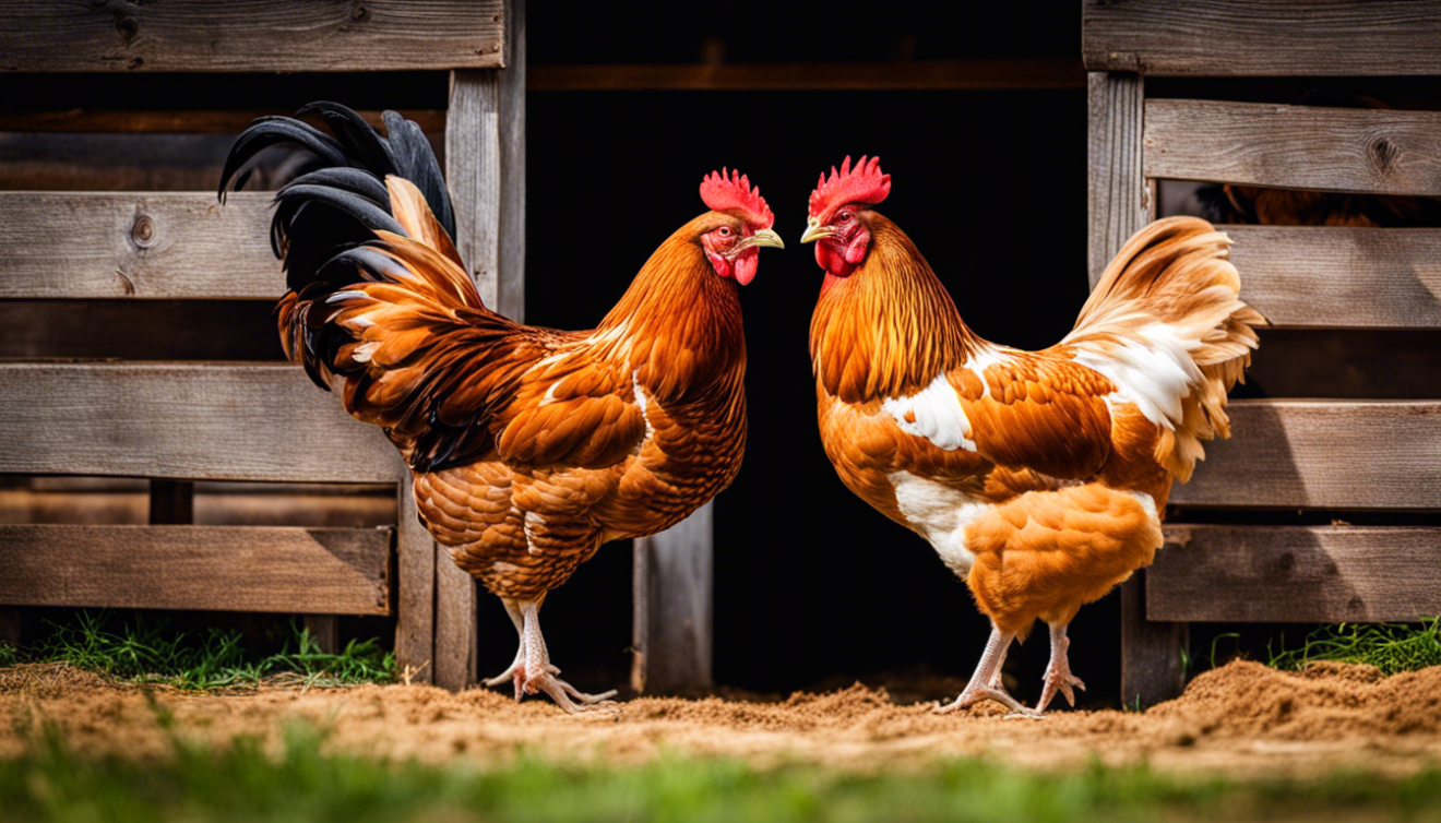Cómo se aparean las gallinas