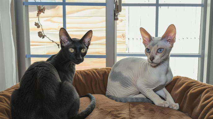 Carácter del gato oriental: lo que hay que saber antes de tener uno
