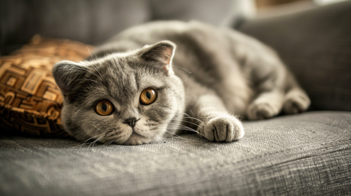 Carácter del gato Scottish Fold: qué saber antes de tener uno