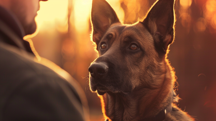 ¿Por qué mi perro me mira fijamente?