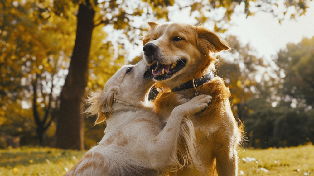 ¿Por qué mi perro monta a otros perros?
