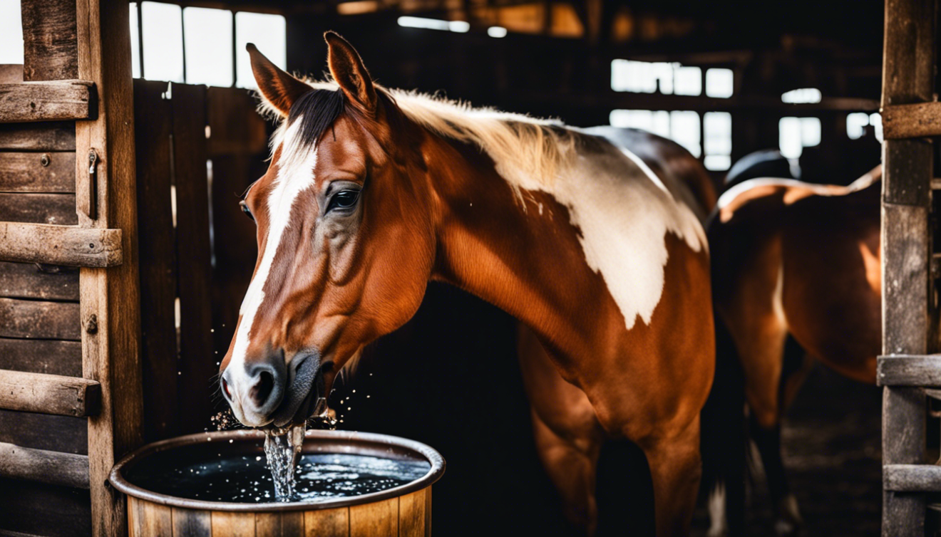 ¿Cuánta agua debe beber un caballo al día?