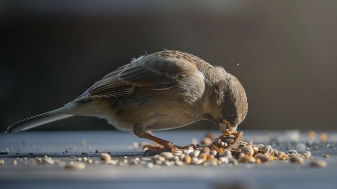 ¿Cuántas veces al día debe comer un pájaro?