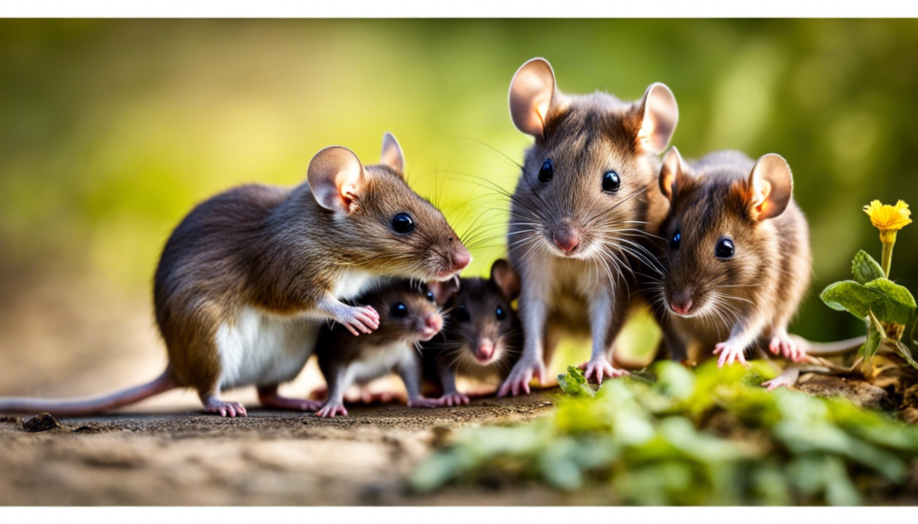 ¿Cuántas crías puede parir una hembra de ratón?
