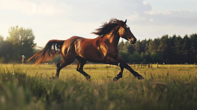 ¿A qué velocidad puede alcanzar un caballo?