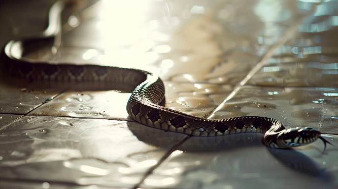 ¿Qué significa soñar con una serpiente en casa?