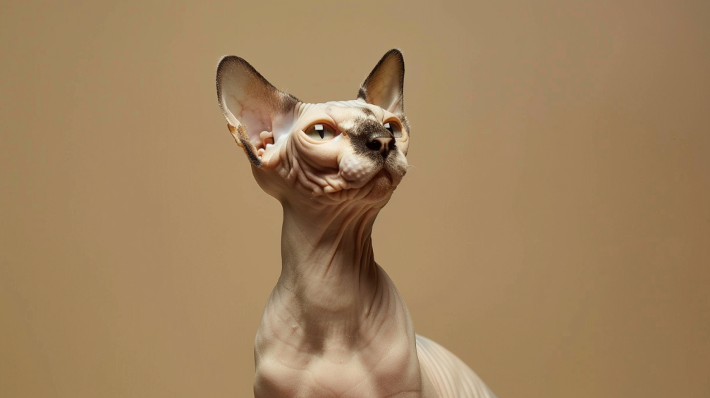 ¿Por qué el gato Sphynx tiene puntos negros?