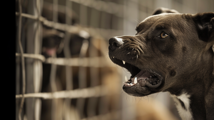 Cómo funciona la observación de perros agresivos