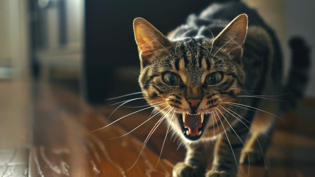 ¿Qué hacer si un gato es muy agresivo?