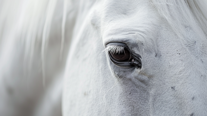 ¿Qué significa que un caballo te mire fijamente?