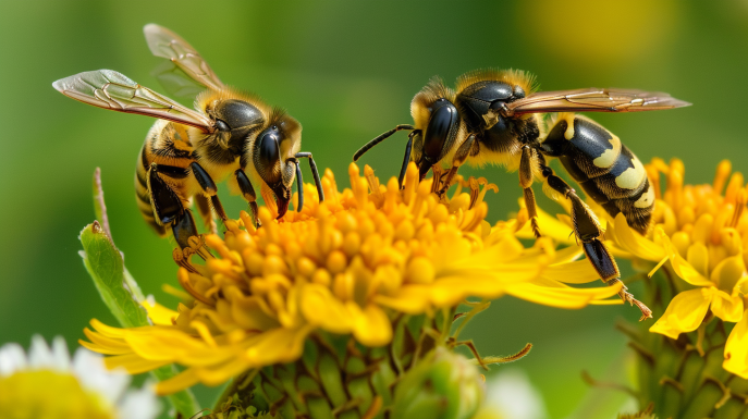 ¿Son más peligrosas las abejas o las avispas?
