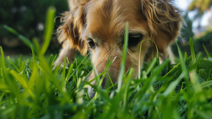 ¿Por qué mi perro come hierba?