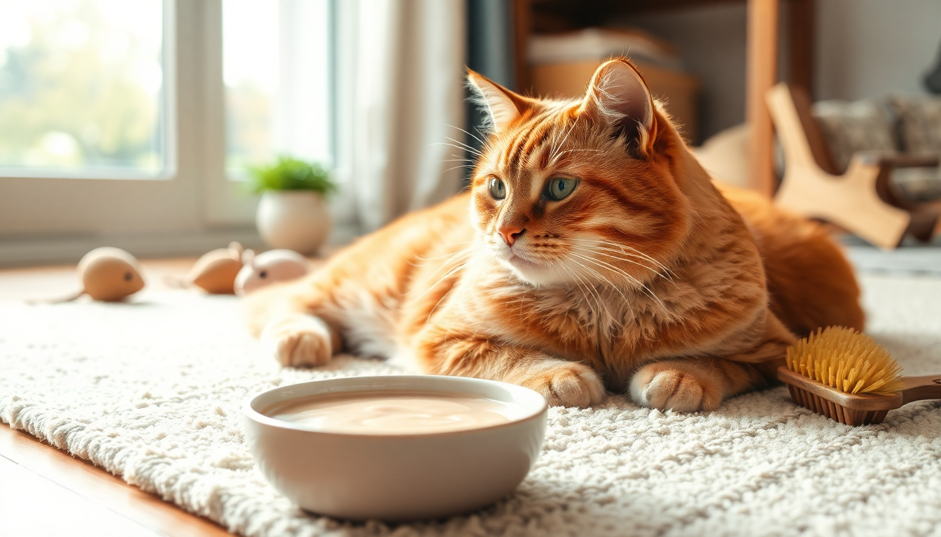 Cómo la malta ayuda a tu gato a expulsar bolas de pelo