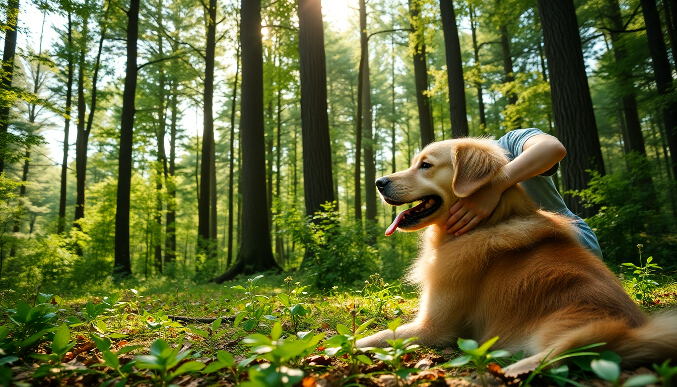 Cómo la terapia forestal para mascotas mejora el bienestar animal y humano