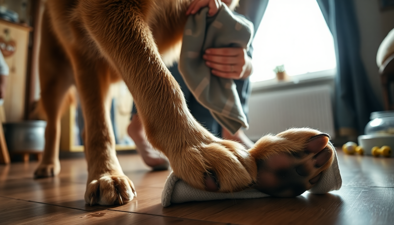 Cómo limpiar las patas de tu perro de forma segura y efectiva después de pasear