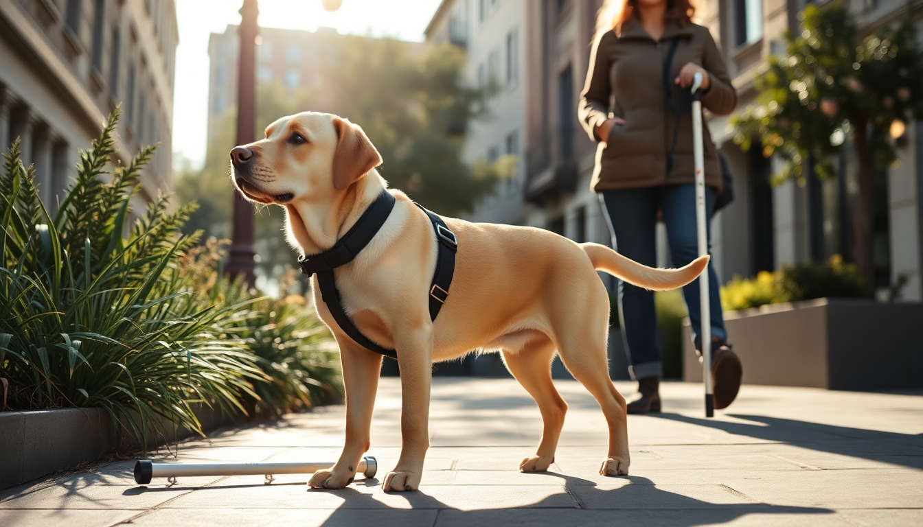 Cómo los perros guía transforman la vida de quienes los necesitan