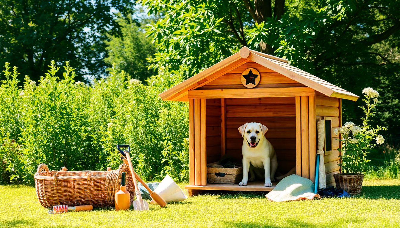 Cómo preparar la caseta de tu perro para el verano