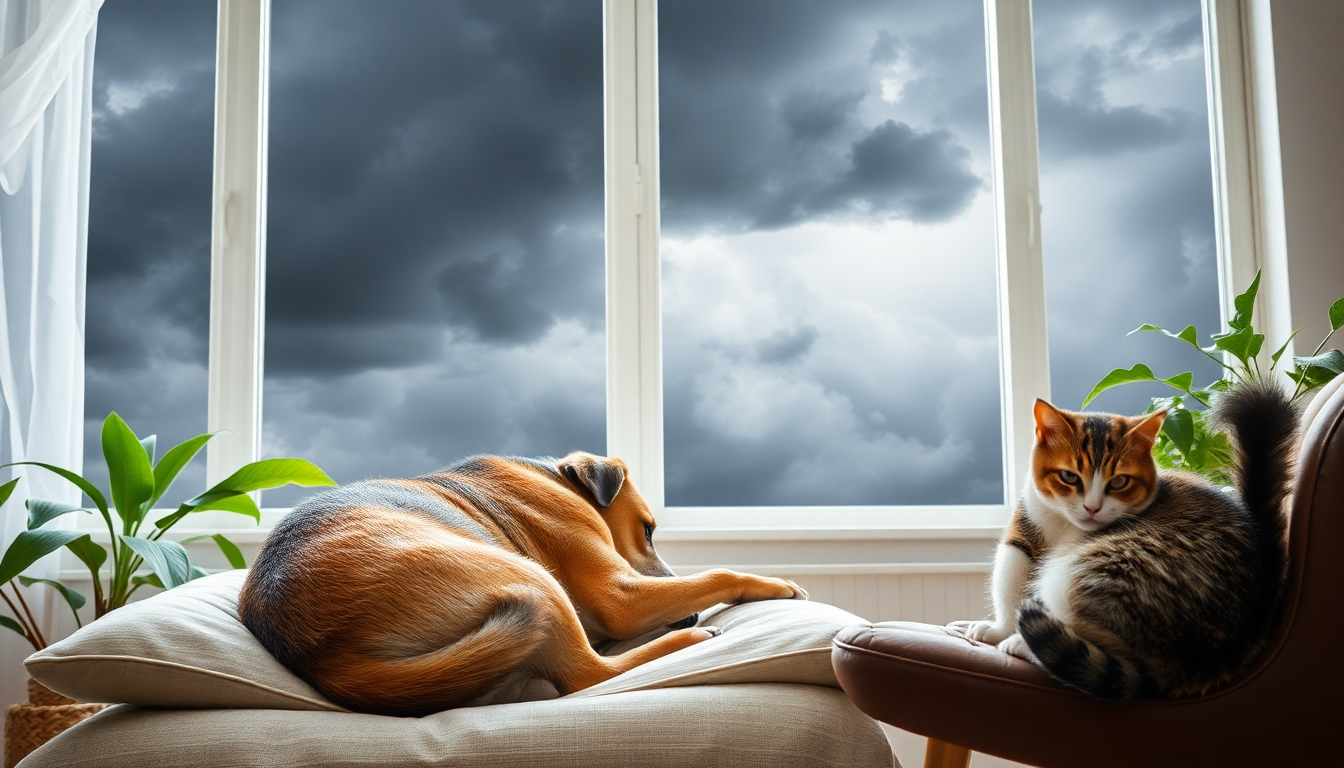 Comprendiendo la ansiedad de tus mascotas durante las tormentas – Guida completa