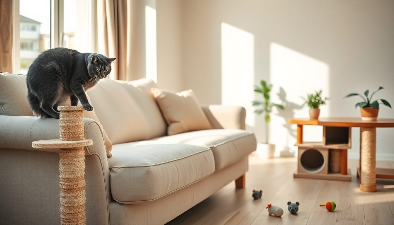 Consejos para proteger tus muebles del rascado de gatos