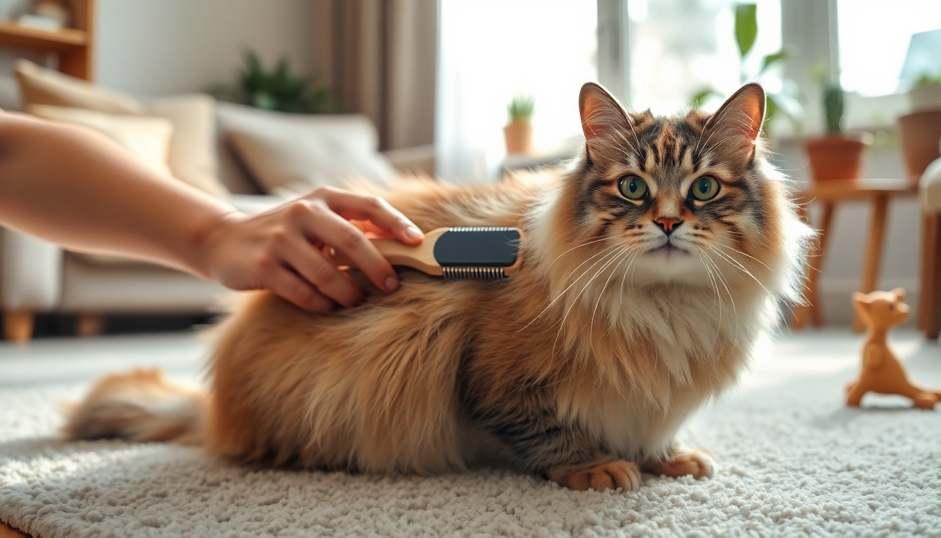 Consejos para un cepillado efectivo y placentero en gatos