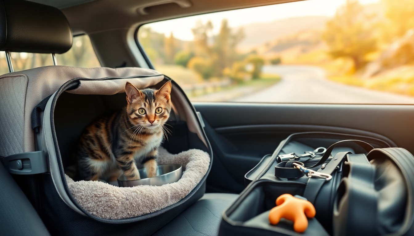 Consejos prácticos para viajar con tu gato sin estrés
