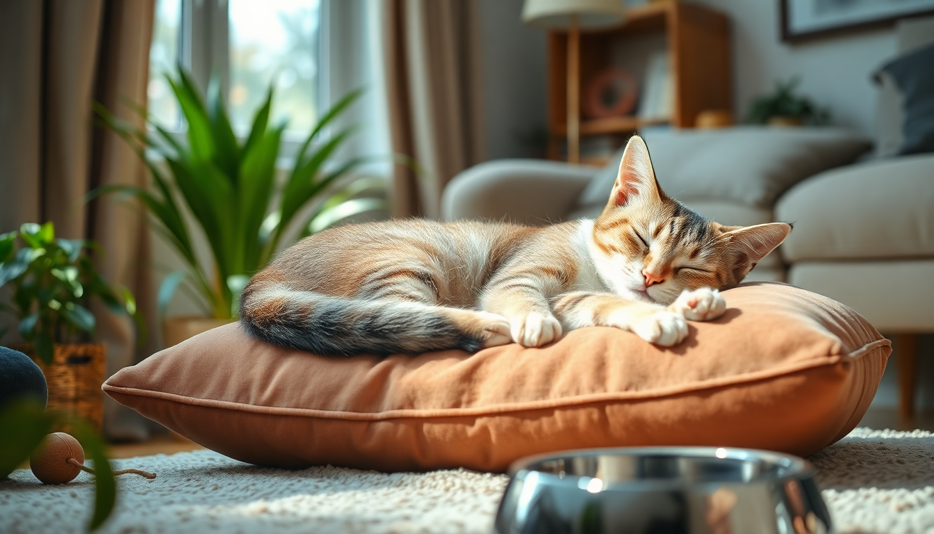 Descubre cómo hacer que tu gato duerma toda la noche sin interrupciones