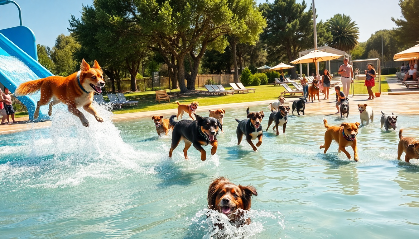Descubre los aquaparks más divertidos para tu perro en España