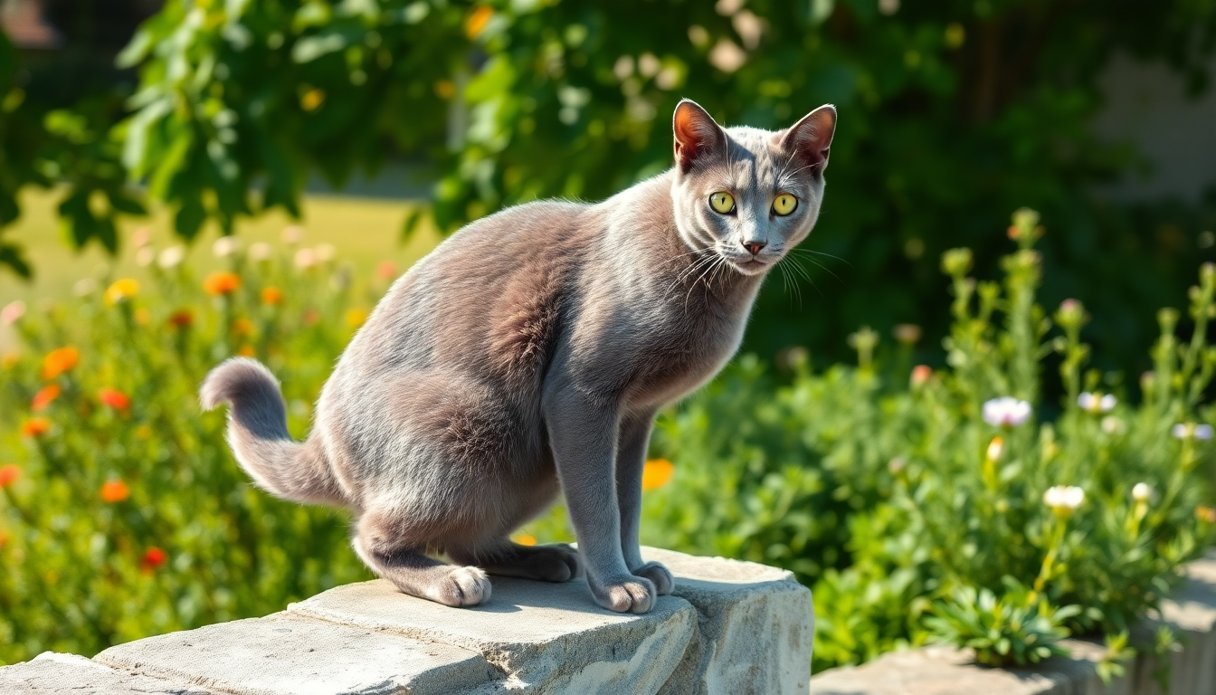 Descubriendo las características del gato azul ruso