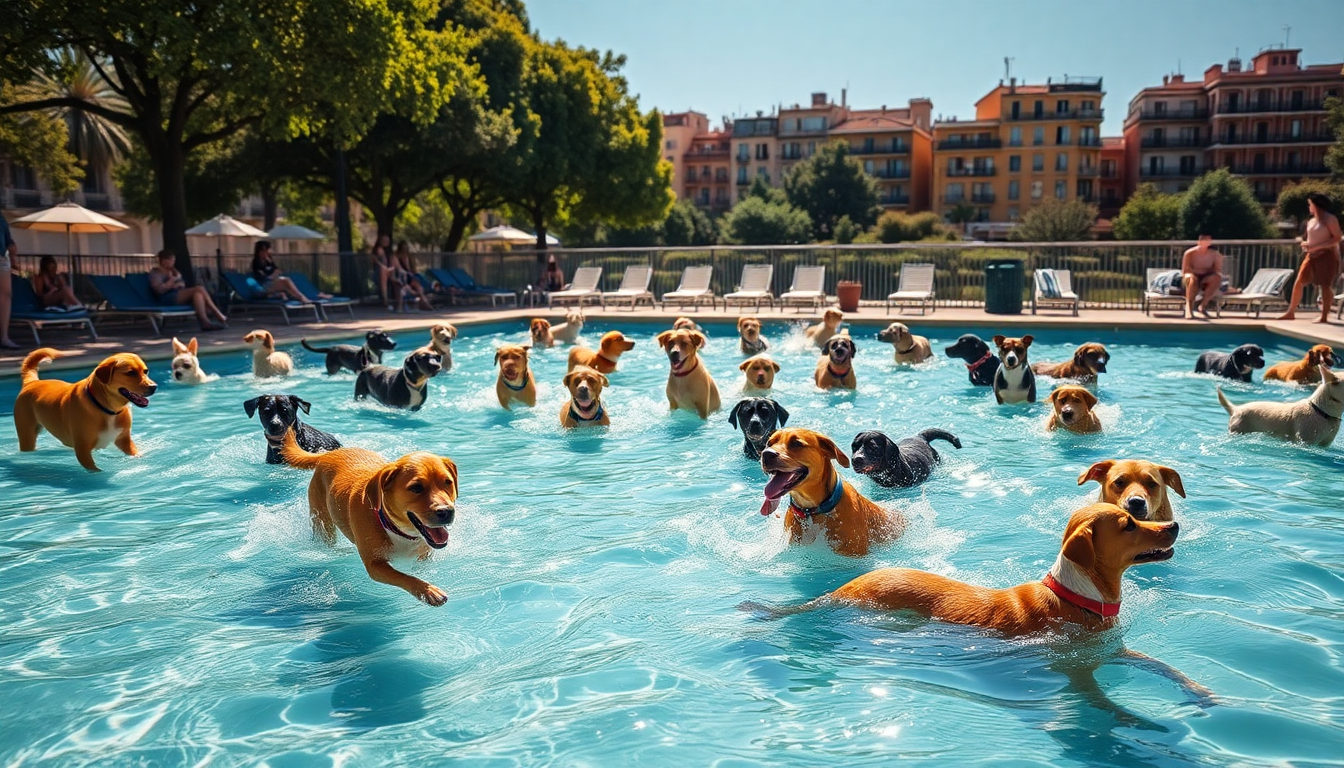 Guía de piscinas caninas en Barcelona para este verano
