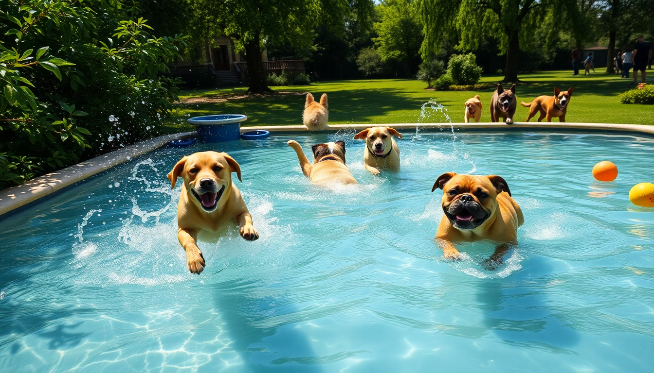 Guía de piscinas caninas en Madrid para disfrutar con tu mascota