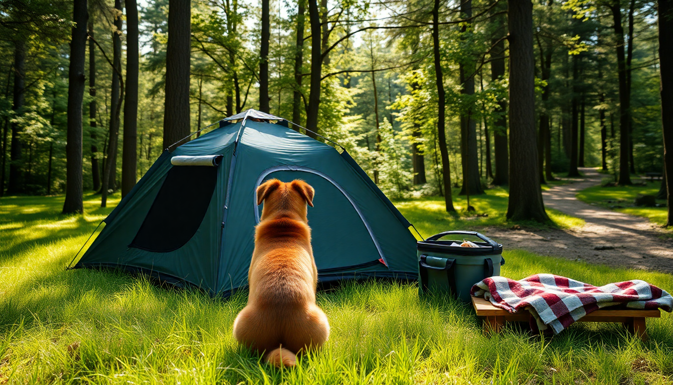 Guía para disfrutar del camping con tu perro