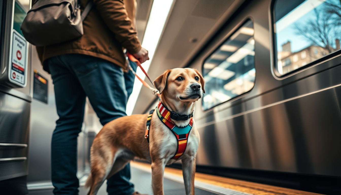 Guía sobre cómo viajar con tu perro en el metro en España