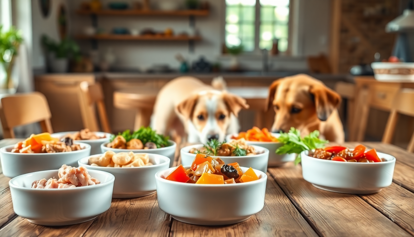 La alimentación húmeda natural para perros: beneficios y opciones