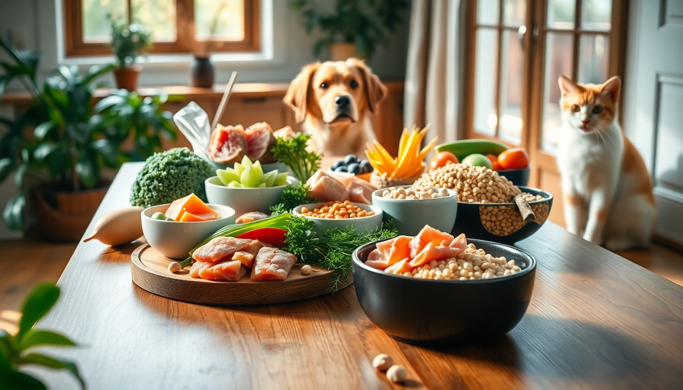 La importancia de una alimentación natural para perros y gatos